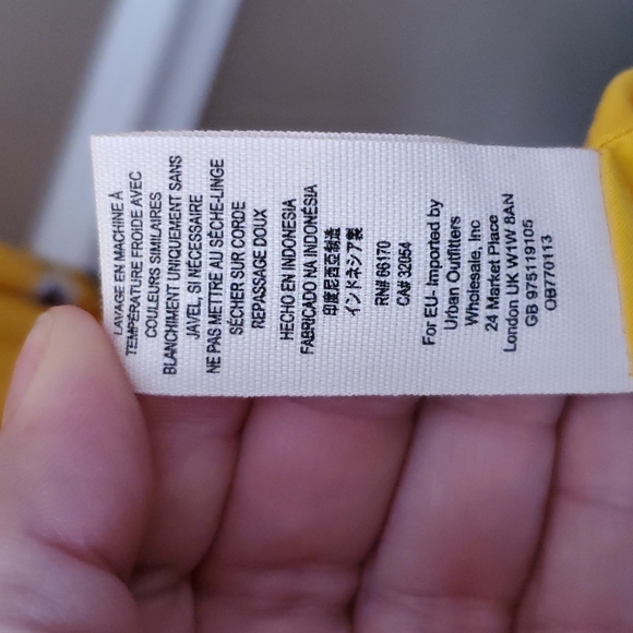 Free People Lost in You Golden Yellow Floral Print Midi Dress Size XS - Picture 9 of 10